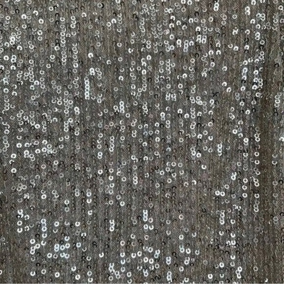 NWOT love on a hanger champagne glitter mini skirt - Picture 5 of 9
